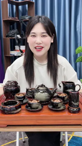 Bộ ấm chén men hoả biến Bát Tràng đầy đủ phụ kiện #boamchenbattrang #boamchenmenhoabien 