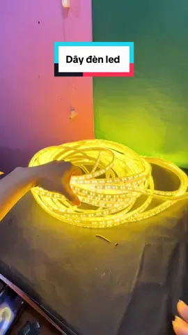 Dây led ánh sáng vàng #dayled #dayledtrangtri #ledtrangtri #denledtrangtri #denleddecor 