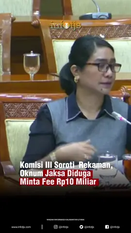Komisi III DPR RI akan memanggil Jaksa Agung Muda Bidang Pengawasan (Jamwas) dan sejumlah pejabat terkait Kejaksaan Tinggi Maluku serta Kejaksaan Negeri Kepulauan Tanimbar (KKT) menyusul dugaan kejanggalan dalam proses hukum terhadap mantan Bupati KKT periode 2017–2022, Petrus Fatlolon, yang kini ditahan. Dugaan penyimpangan mencuat setelah Joice Pentury, anggota DPRD KKT sekaligus istri Petrus, memutar rekaman CCTV yang menunjukkan pertemuan rahasia antara Petrus dan mantan Kajari KKT, Dadi Wahyudi, tanpa pendamping hukum. Petrus menghadapi dua kasus sekaligus: pertama, dugaan korupsi SPPD fiktif sejak Juni 2024 tanpa bukti aliran dana yang mengarah ke dirinya, yang memaksanya mundur dari pencalonan Bupati pada Pilkada 2024; kedua, kasus penyertaan modal BUMD PT Tanimbar Energi pada November 2024, di mana Petrus yang awalnya dipanggil sebagai saksi langsung ditetapkan tersangka tanpa bukti uang masuk. Kejanggalan ini menimbulkan kecurigaan serius di Komisi III DPR, terutama setelah video pertemuan Petrus dengan Dadi Wahyudi di Hotel Kamari, Ambon, terungkap. Anggota Komisi III, Soedeson Tandra, mempertanyakan isi pembicaraan telepon Petrus, yang dijawab Pentury sebagai komunikasi dengan mantan Kajari tersebut. Kasus ini menunjukkan potensi penyimpangan dalam penegakan hukum yang sedang ditelusuri oleh DPR.