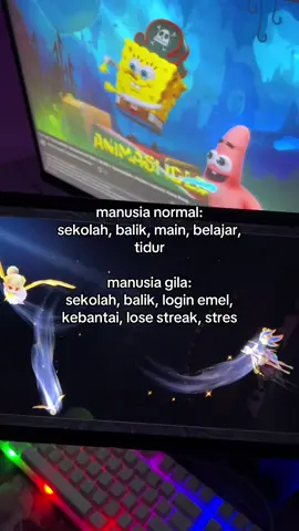 belajar klo ujian doang🗿 eh kaga ding kaga belajar#MLBBXSpongeBob #MLBBFriendFest #MLBB 