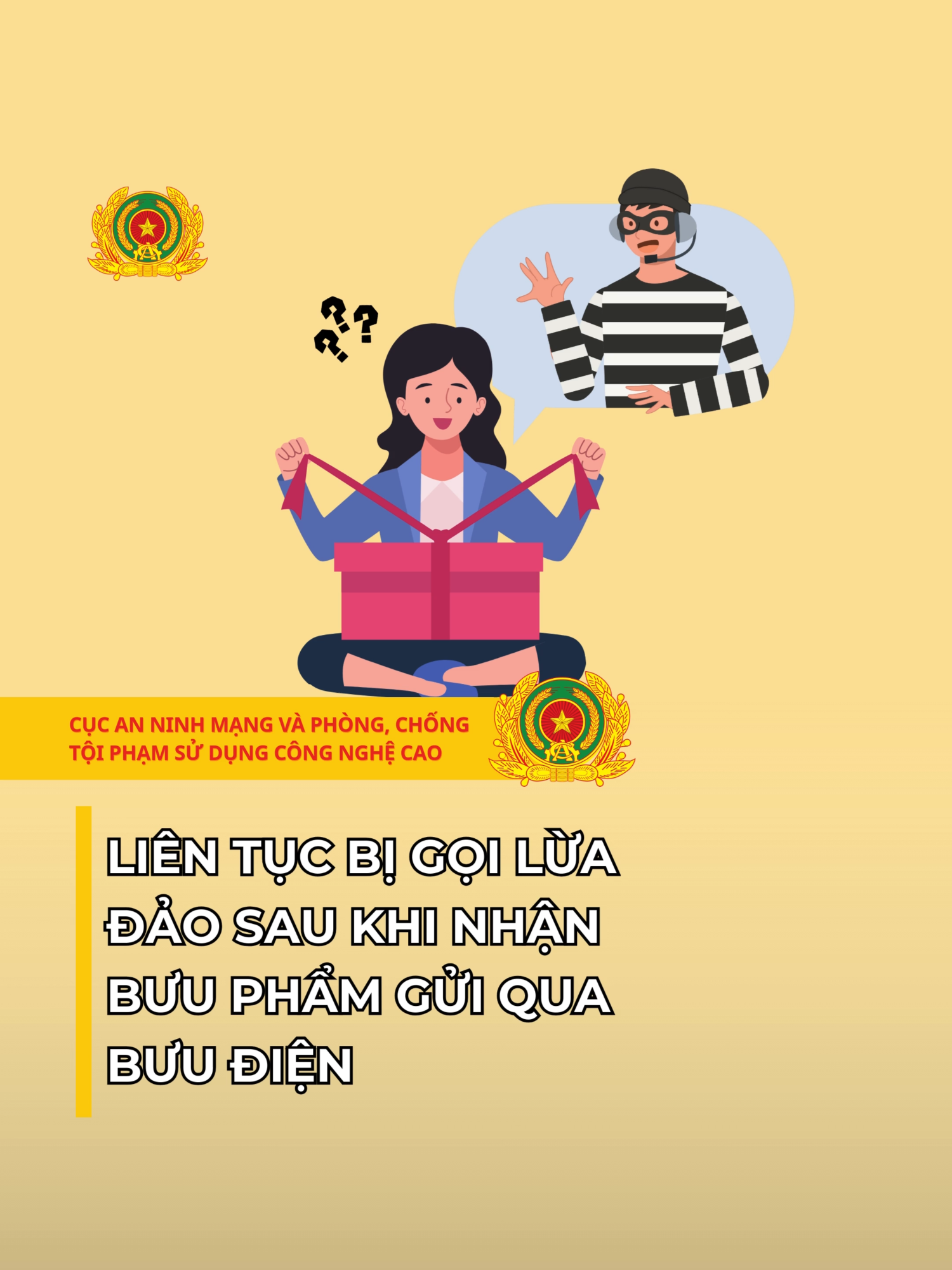 Liên tục bị gọi lừa đảo sau khi nhận bưu phẩm gửi qua bưu điện #bocongan #cucanninhmang #A05 #cschdgovvn #foryou #j4f #fypシ #xh