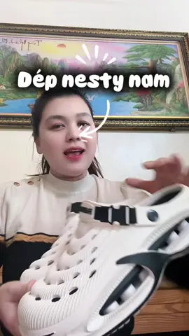 Dép Nesty nam, chống trơn trượt, chống mồ hôi chân, cao, tôn dáng @Mẹ Dâu- Dứa #xuhuong #depnesty #depchongtruot #thoitrangnam 