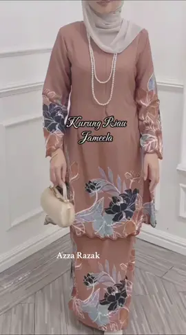 Kurung riau in Brown choco✨✨ #kurungriau #bajuraya2026 