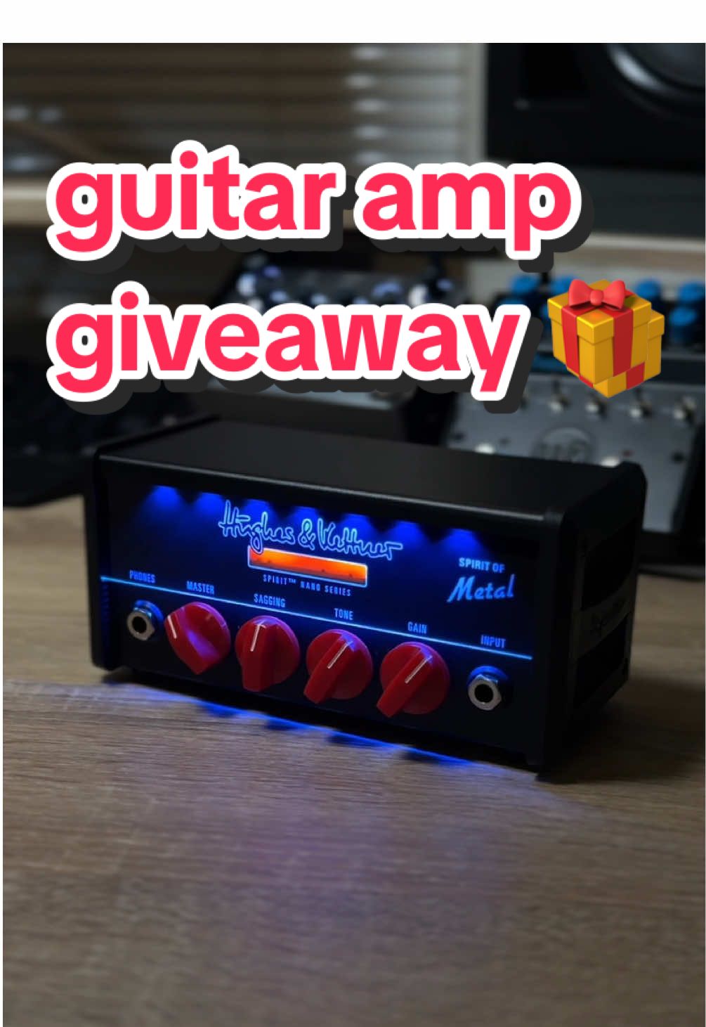 guitar amp giveaway 🎁 win a @hughesandkettner Spirit of Metal Nano Amp 🎸 how to enter: 1. live in the EU 2. follow me 3. comment under this video a random winner will be chosen on December 12 🎄 good luck everyone! 🫡