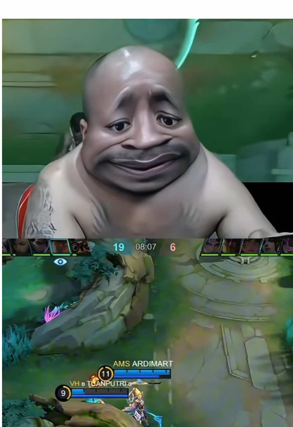 Gak jadi makan ayam🤣#MLBBXSpongeBob #MLBBFriendFest #MLBB 