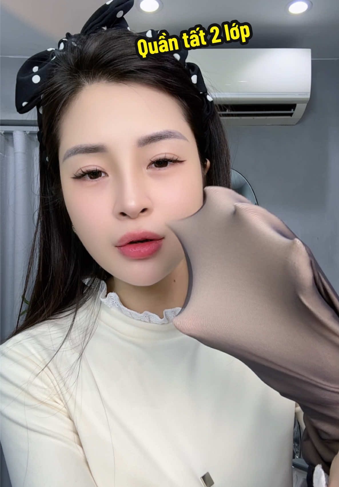 Quần tất 3D siêu thật chân lunn nha#quantat #quantat3d #quantat2lop #nhunghaiphongreview #nhungthone 