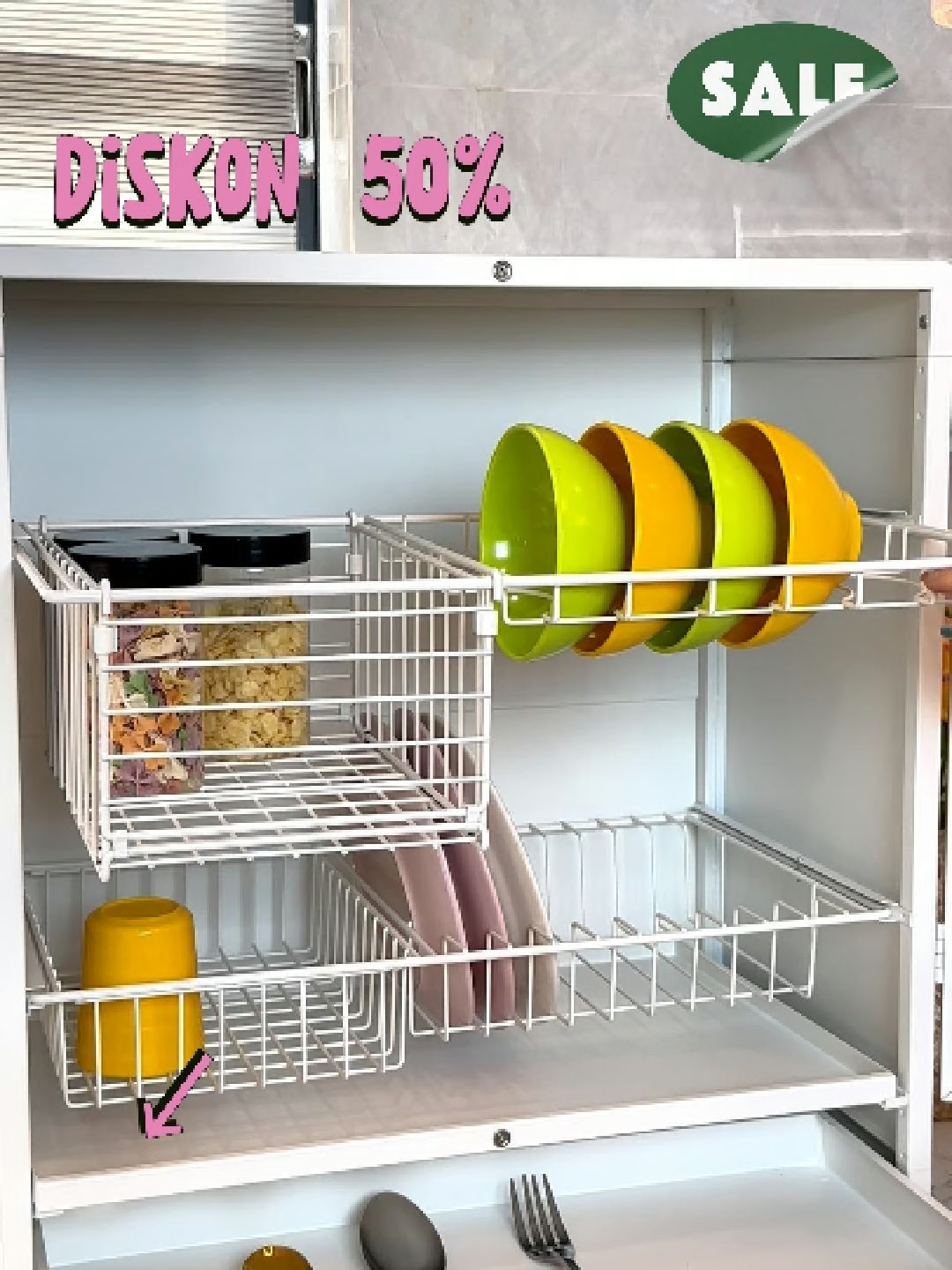Dapur yang bersih dan rapi membutuhkan rak piring seperti ini. #gslife #ID #tiktok #RakPiring #RakPiringPintar #DapurRapi #TikTokShop #IdeaRumah #LifeHackIndonesia