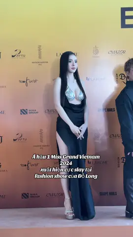 Á hậu 1 Miss Grand Vietnam 2024  xuất hiện cực slay tại  fashion show của Đỗ Long #phanlehanhnguyen #showbizplus #viỉal 