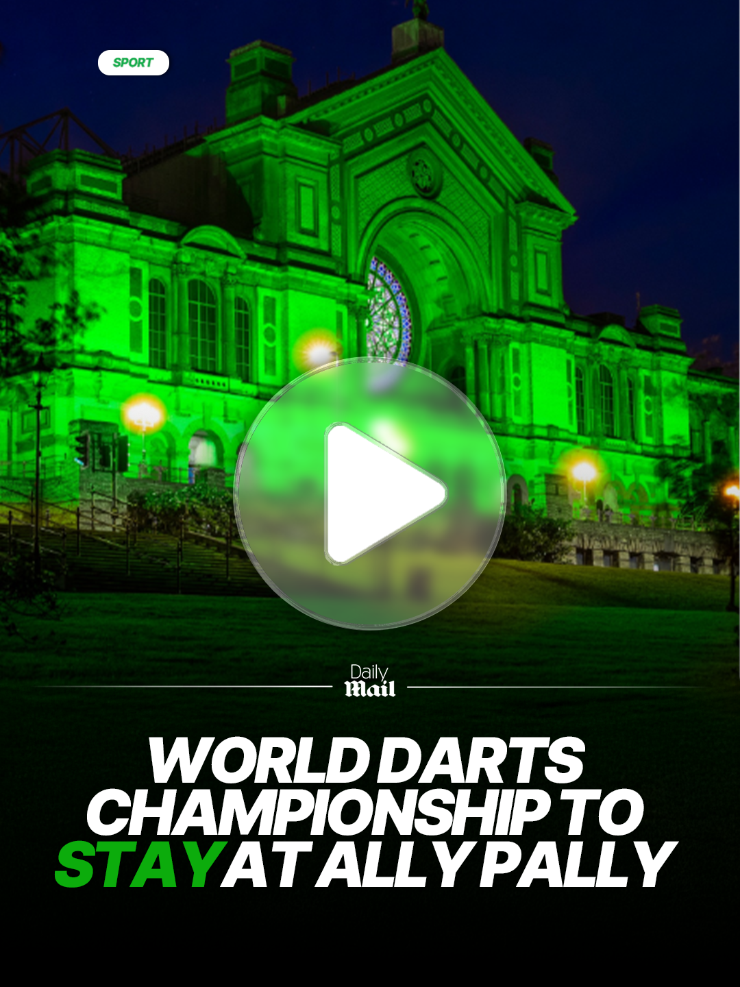 The World Darts Championship will stay at Alexandra Palace until 2031 after a new five-year deal was agreed, following talks to switch the venue for Saudi. The festive tournament, which has been staged at the iconic London venue since 2007, is preparing to move to Alexandra Palace's Great Hall from 2026-27 as part of the agreement. The upgraded venue will boost capacity for the tournament to approximately 180,000 spectators, an increase of more than 70,000 fans in what represents a 64 per cent hike. It means this year's World Championship, which runs from December 11 to January 3 2026, will be the final one staged in the current hall. PDC chairman Barry Hearn had discussed moving the World Championship to Saudi Arabia, but this deal - and the Gulf nation's refusal to allow alcohol at their events - now ends any chance of that happening. In an announcement posted to Instagram on Thursday, the Alexandra Palace and Official PDC's accounts wrote: 'HUGE NEWS: the @officialpdc World Darts Championship is staying at its ‘spiritual home’, North London’s iconic Alexandra Palace, until at least 2031, and from 2026, it will move to the Palace’s Great Hall. 'Set to grow to 180,000 over the three-week tournament, individual sessions will rise to more than 5,000 fans. The World Darts Championship just got a whole lot bigger, and so did the nation’s festive calendar favourite.' Matt Porter, PDC chief executive, said: 'Alexandra Palace has become synonymous with the World Darts Championship, and we are thrilled to extend our partnership through to at least 2031.  'Ally Pally at Christmas is the identity of the tournament - its atmosphere is unmatched anywhere in sport. #darts #news #allypally #lukelittler #long