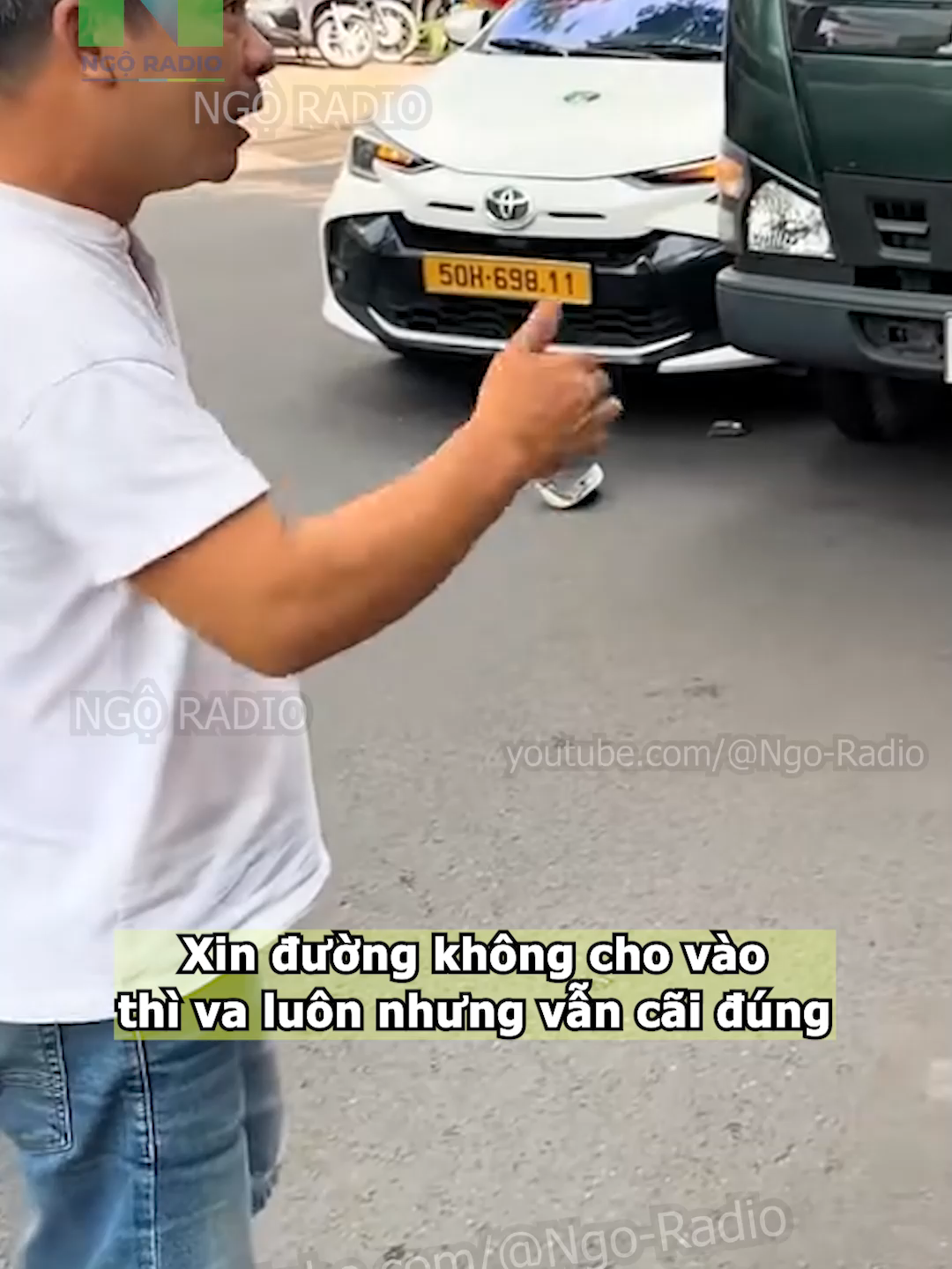 Xin đường không cho vào thì va luôn nhưng vẫn cãi đúng#cuocsong #ngoradio #tintuc #viraltiktok #phapluat #giaothong