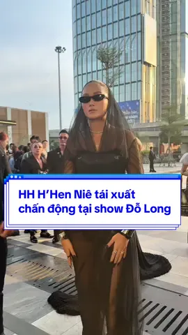Hoa hậu H’Hen Niê tái xuất chấn động luôn #thamtushowbiz #hhennie #DoLong #EmergeFashionShow2025 #DoLongFashionShow