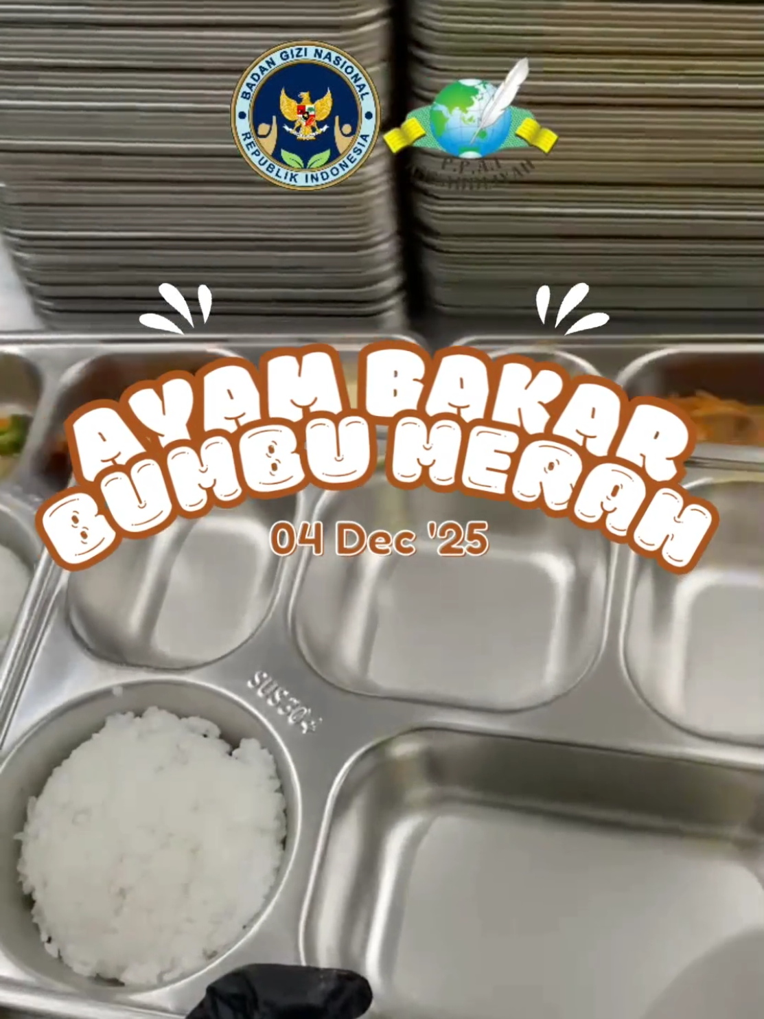 Siapa yang siap makan enak? 👀 Ayam bumbu bakar SPPG Kepuharjo 2 Malang hadir buat bikin hari lebih rameee! 🔥🍗 #mbg #malang #fyp #fypシ #makanbergizigratis 