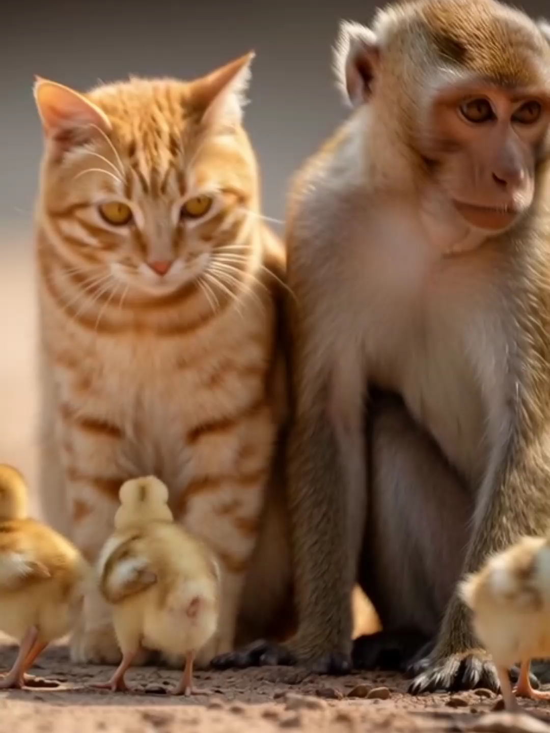 ANAK AYAM#kucing #ai #humor #monyetlucu #cat #kucinglucu #kucingtiktok #funnycat