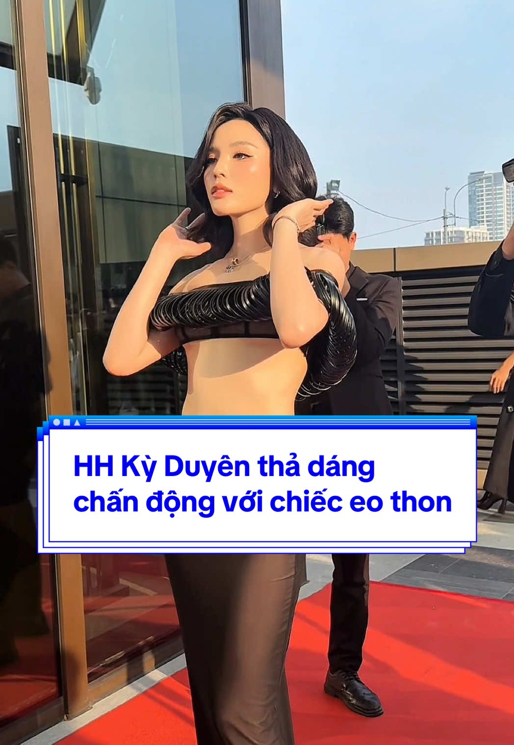 HH Kỳ Duyên thả dáng tại show Đỗ Long #thamtushowbiz #nguyencaokyduyen #DoLong #EmergeFashionShow2025 #DoLongFashionShow