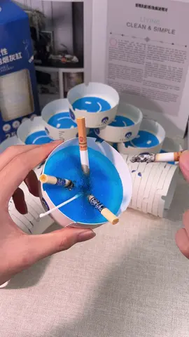 Eco-friendly degradable —Thickened disposable Ashtray#smokeressentials#NoMoreFlyingAsh#HygienicAshtray#Tiktokmademebuylt