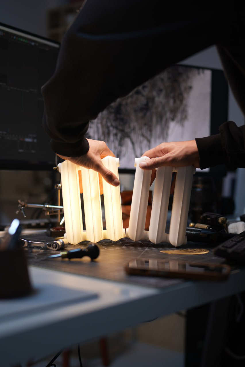 Добавил уюта в эту пасмурную атмосферу  Как вам? #3dprinting #lamp #3d #idy 