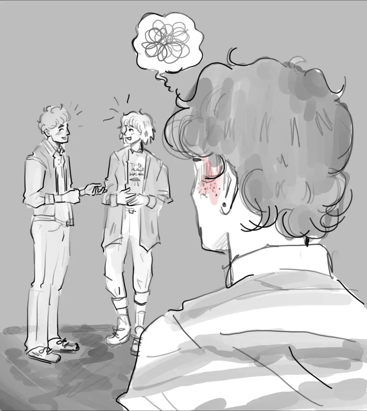 I can’t draw Mike— but i LOVE doodling Nancy bc she’s soooo pretty!! #strangerthings #byler #willbyers #mikewheeler #jancy 