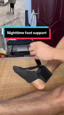 With this overnight foot support, my foot drop has been greatly relieved!#fyp #viral #rehabilitation #physicaldisability #stroke 