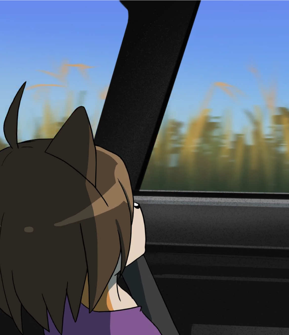 “Foxxo woke up with a trembling nervousness that day, it was saturday morning and her family was getting ready to go and spend the day with Taff’s family, as almost every saturday of the month. The air was filled with a mint scent that came from her mom’s purse and pierced through Foxxo’s head making her dizzy and lose balance for a moment.  “-I still have to ask mom and dad if they will let me stay at Taff’s house tonight…” As she felt her stomach churning due to the anxiety she felt, she looked at the bright blue sky that was making her eyes itch and her body tremble even more. She glanced over the window car and thought to herself if she was gonna ever miss this moment.” This is one of my dream animations come to life, used my memories of when my mom used to put this song in the car to drive from my hometown to my beach house as a child🤍 BIG BIG BIG THANK YOU to my partner @demirramon because he helped with the editing and teached me so many cool things and it just came beautiful thanks to him🤍 Enjoy the trip! #furryart #furryanimation #digitalart #digitalanimation 