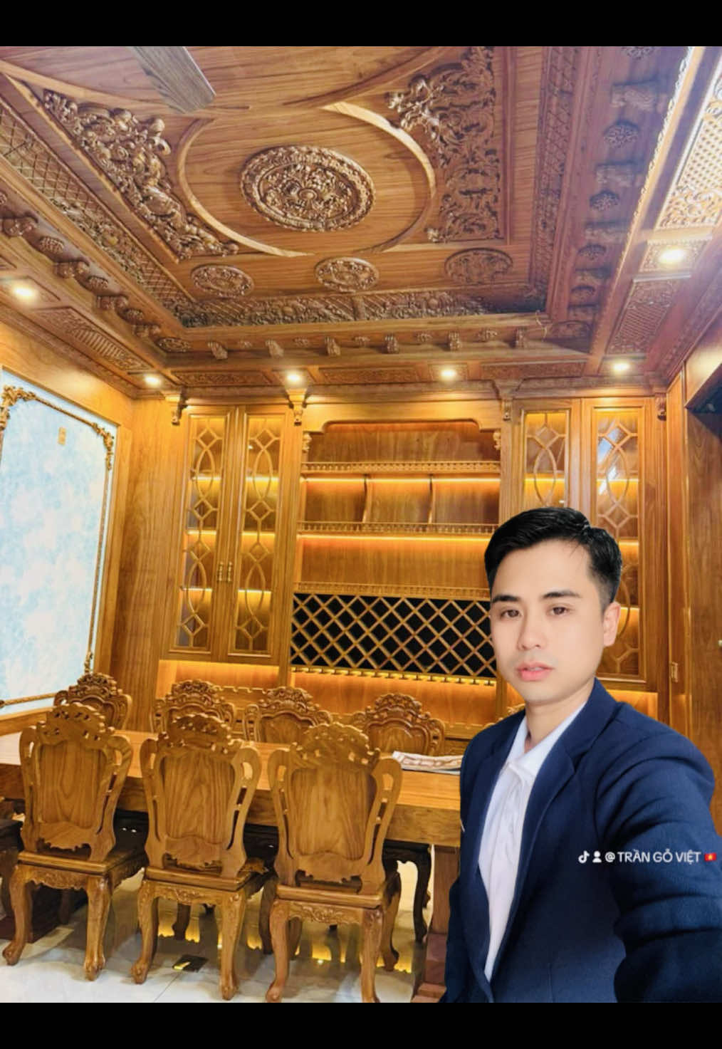 Đẹp sắc nét từ đường vân đến hoạ tiết, hoa văn#Trầngỗviệt #trango #noithatgo #nhadep #trantancodien 