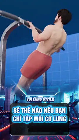 Sẽ Thế Nào Nếu Bạn Chỉ Tập Mỗi Cơ Lưng #gym #thehinh #xuhuong 