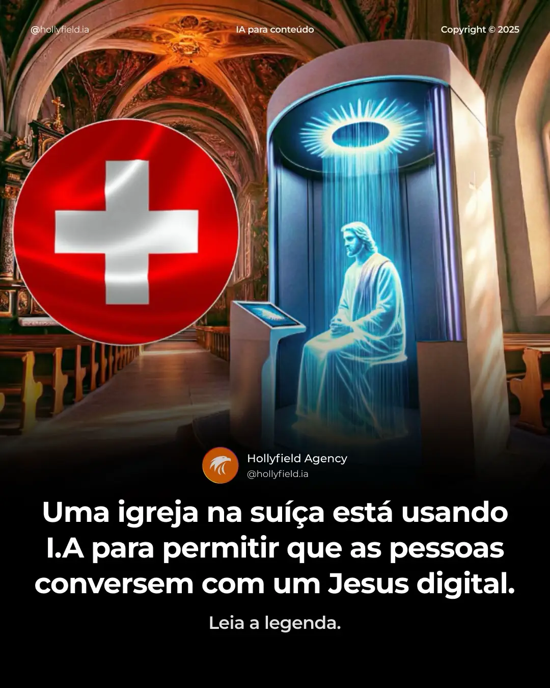 ⛪ Em Lucerna, uma das igrejas mais antigas da Suíça testou um novo experimento chamado Deus in Machina, um Jesus digital colocado dentro de um confessionário. Os visitantes podiam sentar, falar em seu próprio idioma e observar um avatar de IA responder com orientações baseadas em textos religiosos e dados usados no treinamento. O projeto funcionou por um curto período e convidou as pessoas a ver como uma figura virtual lidaria com perguntas sobre fé, dúvida, luto, amor ou preocupações cotidianas. Mais de 1.000 pessoas experimentaram a instalação, e a equipe por trás do projeto coletou centenas de respostas em pesquisas para entender como as pessoas se sentiram ao conversar com uma versão artificial de uma figura sagrada. Alguns disseram que a experiência parecia reflexiva e atenciosa, enquanto outros afirmaram que as respostas não tinham a profundidade e a carga emocional que esperavam. A igreja deixou claro que aquilo não era uma confissão real e jamais substituiria o clero. Era um projeto de arte e pesquisa criado para explorar como tecnologia e espiritualidade podem se cruzar à medida que a IA se torna parte da vida cotidiana. O que você pensa sobre isso? 🤔💬