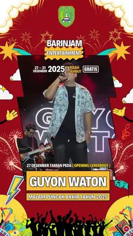 𝘼𝙔𝙊 𝙏𝘼𝙃𝙐𝙉 𝘽𝘼𝙍𝙐𝘼𝙉 𝘿𝙄 𝙎𝙐𝙆𝘼𝙈𝘼𝙍𝘼 ! Akhir tahun sudah dekat, dan Sukamara siap jadi tempat paling seru buat kamu yang mau liburan sekaligus ngerayain malam pergantian tahun! 𝙁𝙀𝙎𝙏𝙄𝙑𝘼𝙇 𝘽𝙐𝘿𝘼𝙔𝘼 𝟮𝟬𝟮𝟱 hadir dengan suasana yang hangat, meriah, dan penuh warna. 📅 27–31 Desember 2025 📍 Taman Permata Sukma (Ex Peda) 📅 1 Januari 2026 📍 Pantai Tanjung Nipah, Sungai Raja 🔥 Yang bakal kamu nikmati: * Hiburan Artis Ibukota * Ratusan UMKM & Kuliner Khas * Lomba Seni Budaya & Kearifan Lokal * Pesta Kembang Api yang selalu ditunggu! Suasana budaya, musik, dan pantai bakal bikin liburan akhir tahun kamu lebih berkesan. Kalau mau cari tempat tahun baruan yang vibes-nya asik tapi tetap elegan—Sukamara jawabannya. 𝘼𝙮𝙤 𝙩𝙖𝙝𝙪𝙣 𝙗𝙖𝙧𝙪𝙖𝙣 𝙙𝙞 𝙎𝙪𝙠𝙖𝙢𝙖𝙧𝙖 ! Jadikan momen akhir tahun kamu lebih hidup dan penuh cerita. Powered by :  - Pemerintah Kabupaten Sukamara  - Dewan Kesenian Daerah Organized by : - @barinjam.entertainment 🤝 Media Partner : @infosukamara • @barinjamnews • @info.seruyan • @pbun24jam • @infokalteng.reborn • @info.kotim • @sukamara_kite • @sukamaraonline #bupati #sukamara #tahunbaru #adella #kalimantantengah 