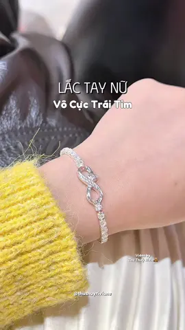 Lắc tay nữ vô cực trái tim “Tình yêu vĩnh cửu” dành cho em #lactaybac #lactaynu #lactayxinh #lactay #quatang 