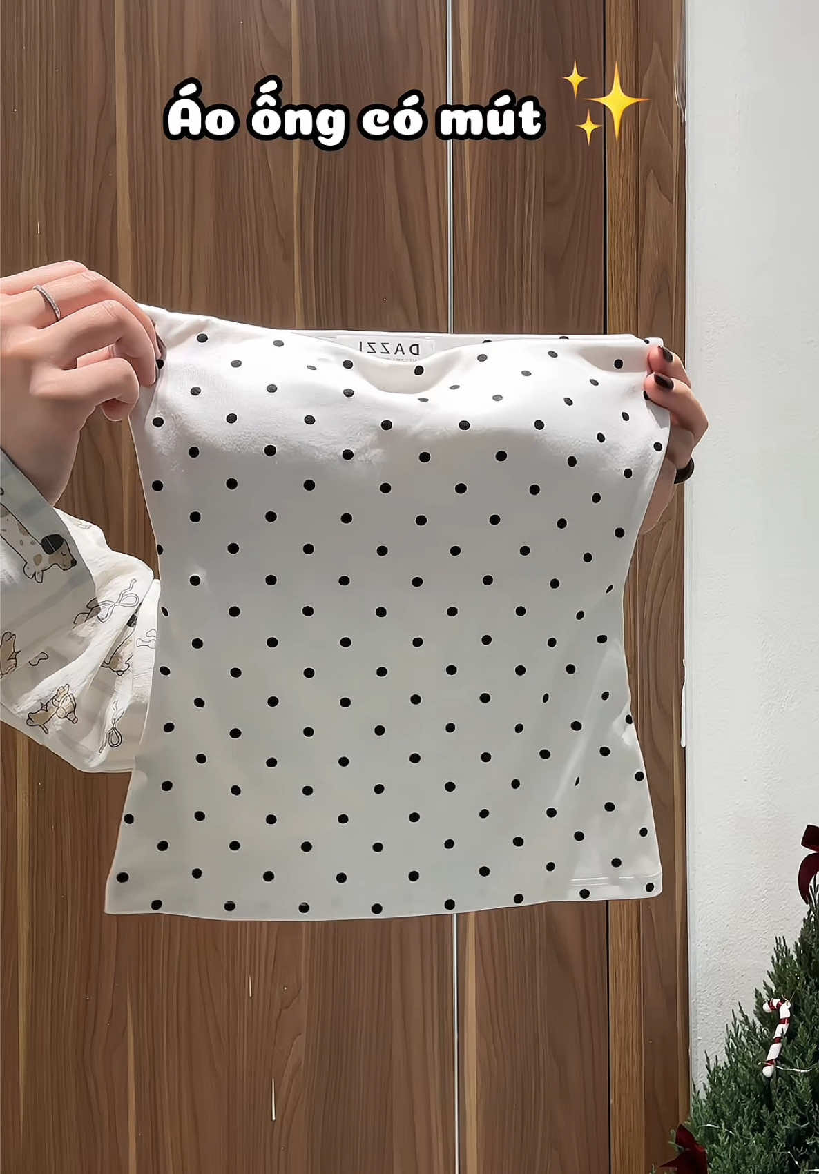 Dnay siêu hot chấm bi í #dazzi #aoong #aoquay #outfit #vitmacgi68 