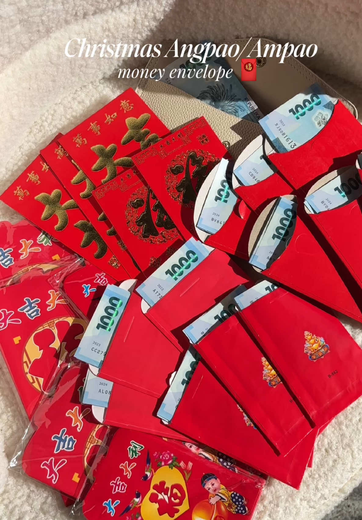 Ready na ang angpao/ ampao Ninang 🧧🥰 #christmasampao, #moneyenvelope , #holidayhacks, #angpao, #christmasgift 