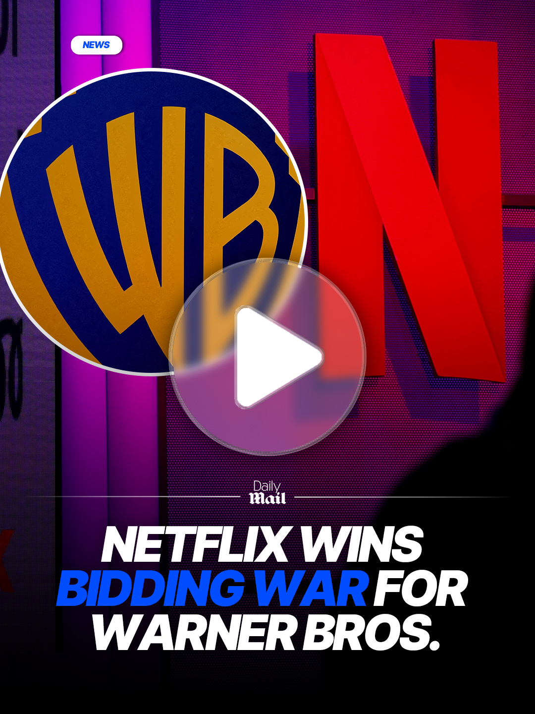 Follow our new page @thisismoney Netflix is in exclusive talks to buy Warner Bros Discovery's film and television studios along with its streaming assets after offering $28 per share, a source said. The parent of HBO, which has been exploring strategic options, received a second round of bids this week after Netflix, Paramount Skydance and Comcast made preliminary buyout proposals. Netflix, which emerged as the top bidder, made a mostly cash offer, Reuters previously reported. #netflix #warnerbros #hbo