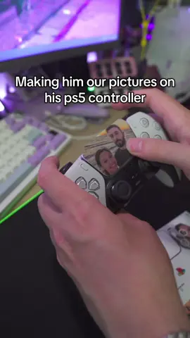 Custom ps5 controller skin with your own picture on it so you can personalize his ps5 controller #giftideas #giftsforhim #ps5controller 