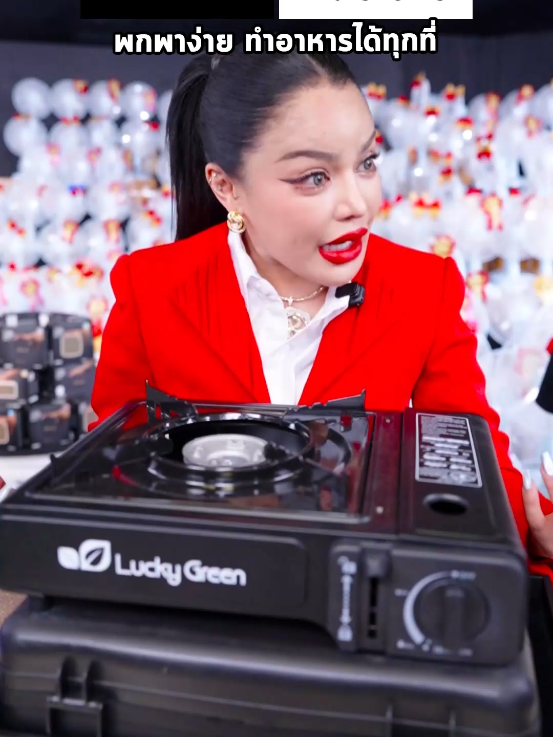 เตาแก๊สแบบพกพาได้ 2 ระบบ ต่อแก๊สกระป๋องและแก๊สถัง #พิมรี่พายขายทุกอย่าง