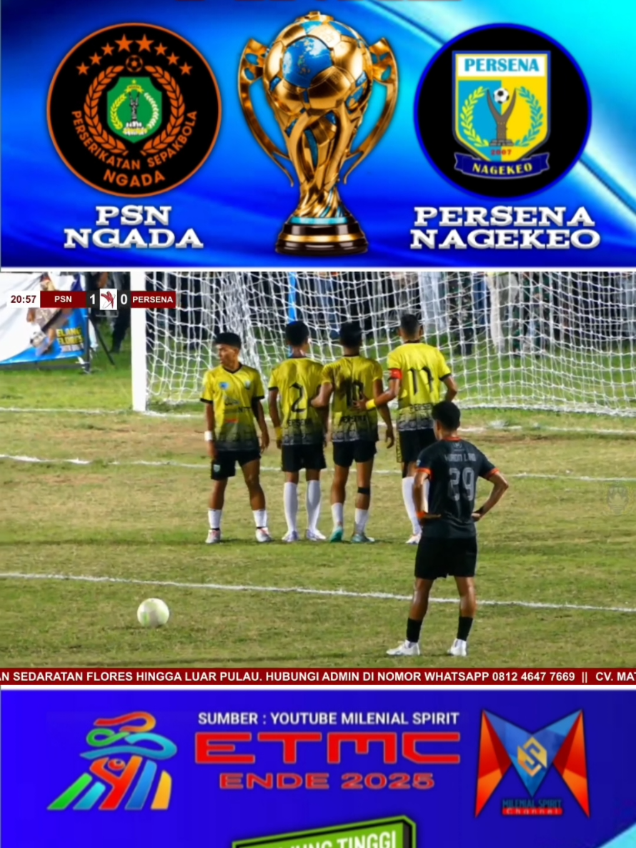 Kesalahan Berakibat Fatal !! Gol Kedua PSN NGADA Di Ciptakan Melalui Tendangan Bebas Dari HERONIMUS LIKO., PSN Ngada Unggul 2-0 Atas PERSENA Nagekeo #etmc2025 #psnngada #persenanagekeo #nttpride🏝🔥 #footballtiktok @Millenial Spirit Channel @Ant' 