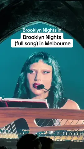 Gaga sings Brooklyn Nights in Melbourne (2025) 🥹 @ladygaga #mayhemball #australia #brooklynnightsladygaga 