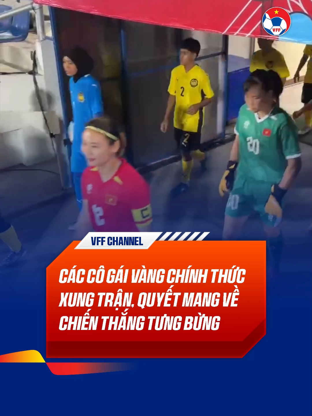 ĐT nữ Việt Nam tự tin bước vào trận đối đầu với ĐT nữ Malaysia. Chúc thầy trò HLV Mai Đức Chung thi đấu hết mình và đạt kết quả tốt nhất #VFF #SportsOnTikTok #vffchannel #SEAGAmes2025 #SEAGames33 #doituyennuvietnam