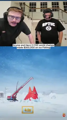 Scump and Hecz pulled it off #icefishing #fyp 