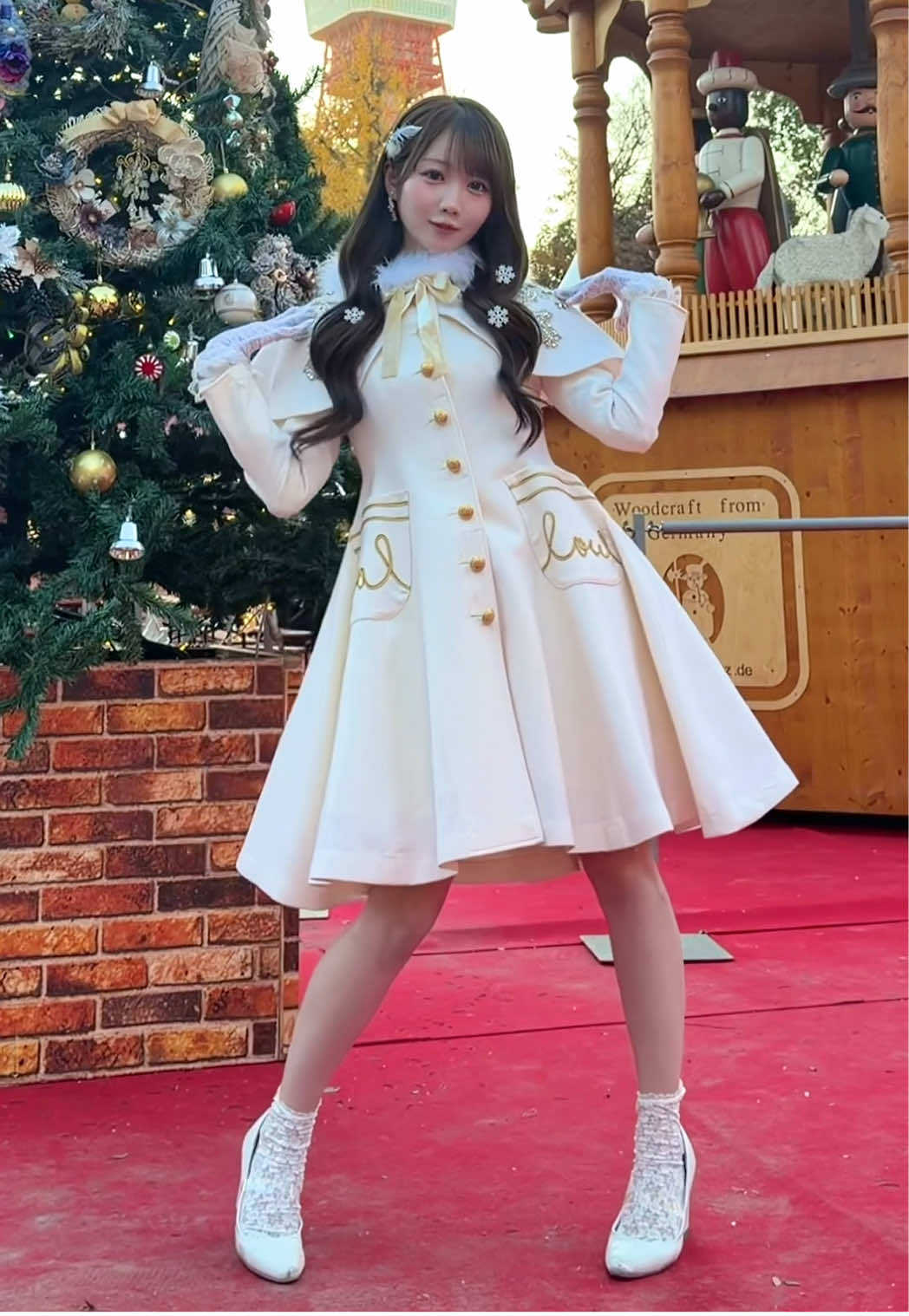 東京クリスマスマーケット2025 in芝公園🎁最高のロケーション❣️🎄🗼✨ #好き雪本気マジック #踊ってみた 