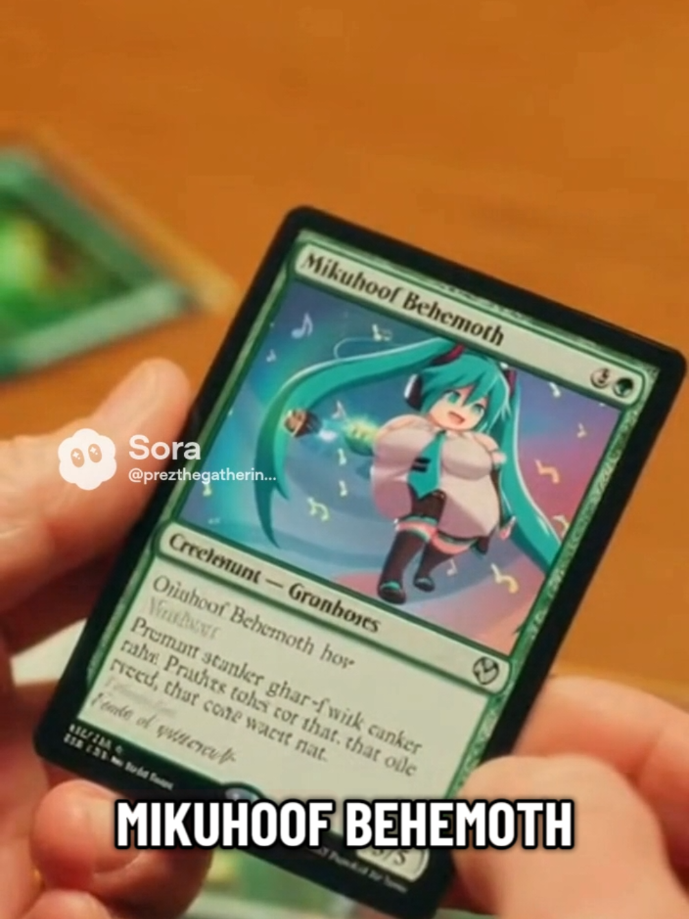 He's a huge miku fan. #magicthegathering #mtg #president #miku #hatsunemiku 