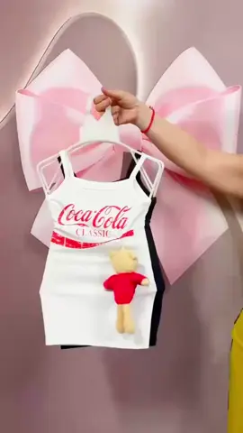 #Đầm body hai giây in COCA-pesikèm gấu( thời trang bé gái) size tu 7/28kg Thun#thờitrangbegái #bodybegaixinh #xuhuong #xuhuongtiktok 