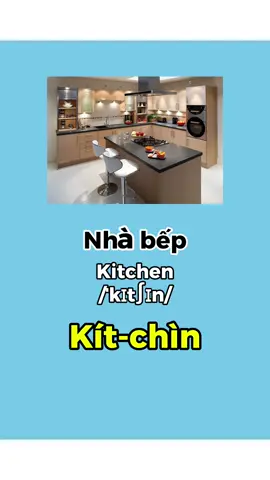 Bài 3: Tên các phòng trong nhà #seavoca #seavocaenglish #hoctienganh #tienganh #tiengangflashcard 