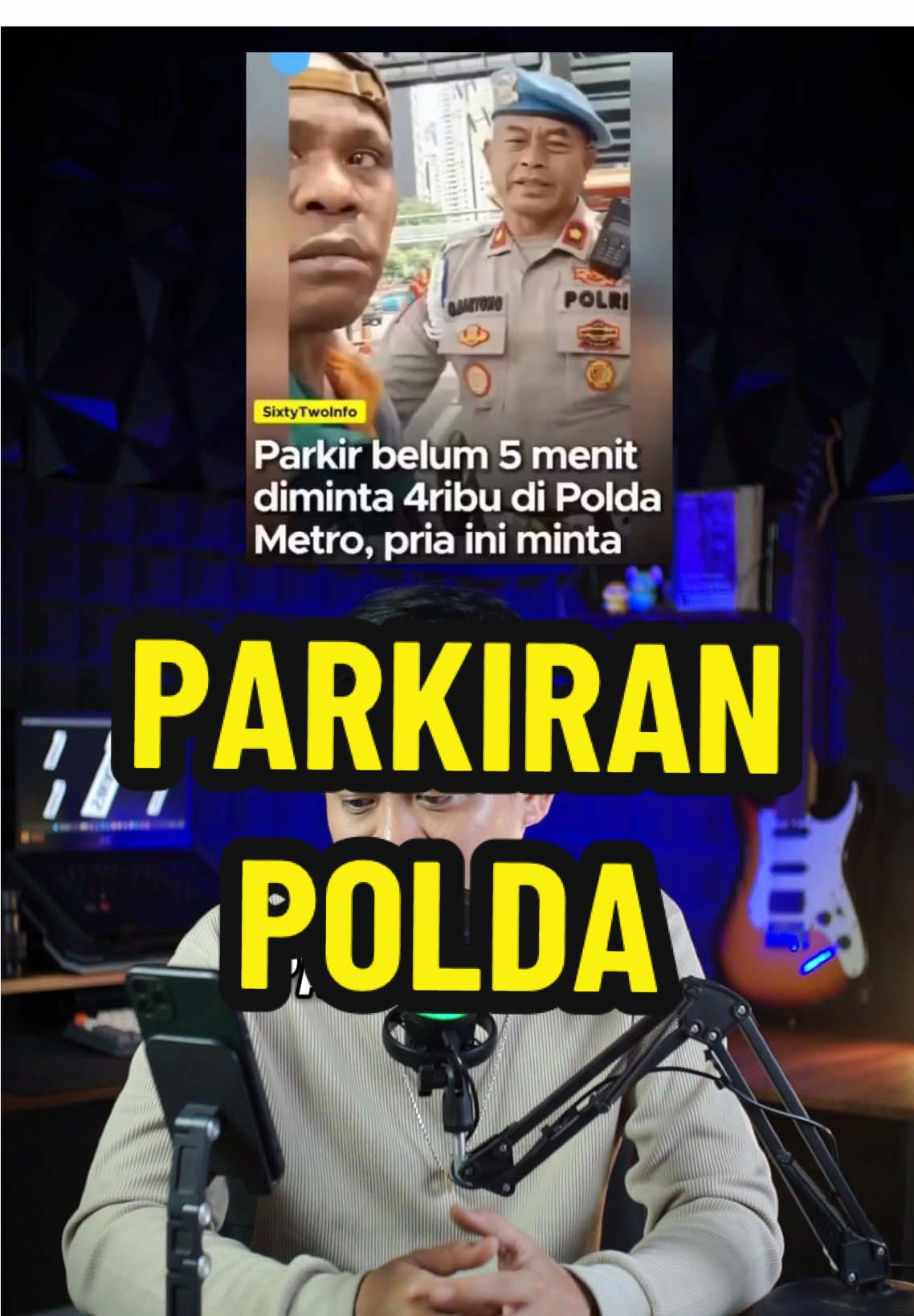 Parkir belum 5 menit diminta 4 ribu di polda metro jaya?? #parkiran #polda #poldametrojaya #biayaparkir #beritaviral 