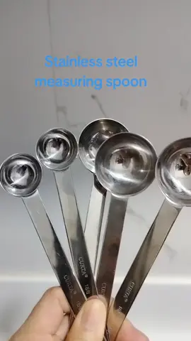 Measuring spoon  #stainlesssteelmeasuringspoons #spoon #measuringspoon #stainlesssteel #kitchenware 