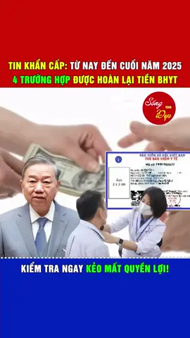 Tin khẩn cấp: Từ nay đến cuối năm 2025, 4 trường hợp được hoàn lại tiền BHYT – Kiểm tra ngay kẻo mất quyền lợi! 