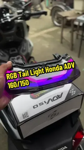 Honda ADV 160 / 150 Tail Light RGB Smoke Lampshade Waterproof 20Modes LED VIVID Color Plug And Play #rgbtaillight #hondaadv160 #adv160 #taillight #advmodifikasi 
