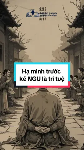 Hạ mình trước kẻ ngu là trí tuệ #baihoccuocsong #baihocthanhcong #baohocdoanhnhan #baihocynghia 