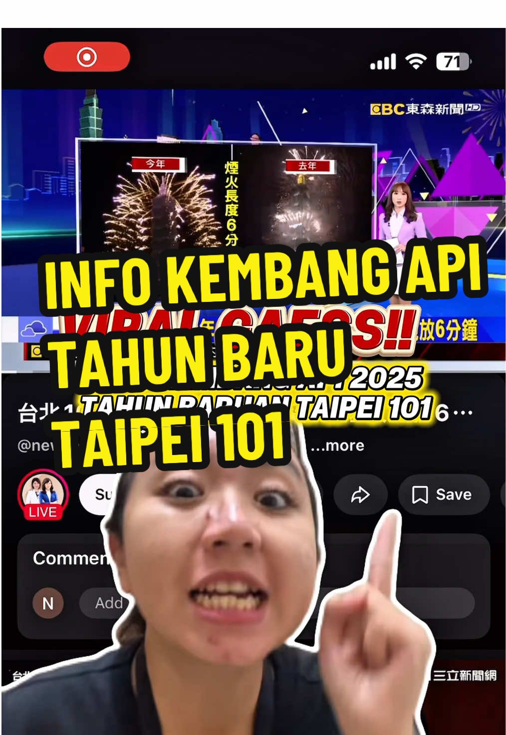 Tag Ayang & Bestie Kamu Yo Gaes!! #fyptaiwan #tkwtaiwan #infotaiwan #tahunbarutaiwan #newyeartaiwan 