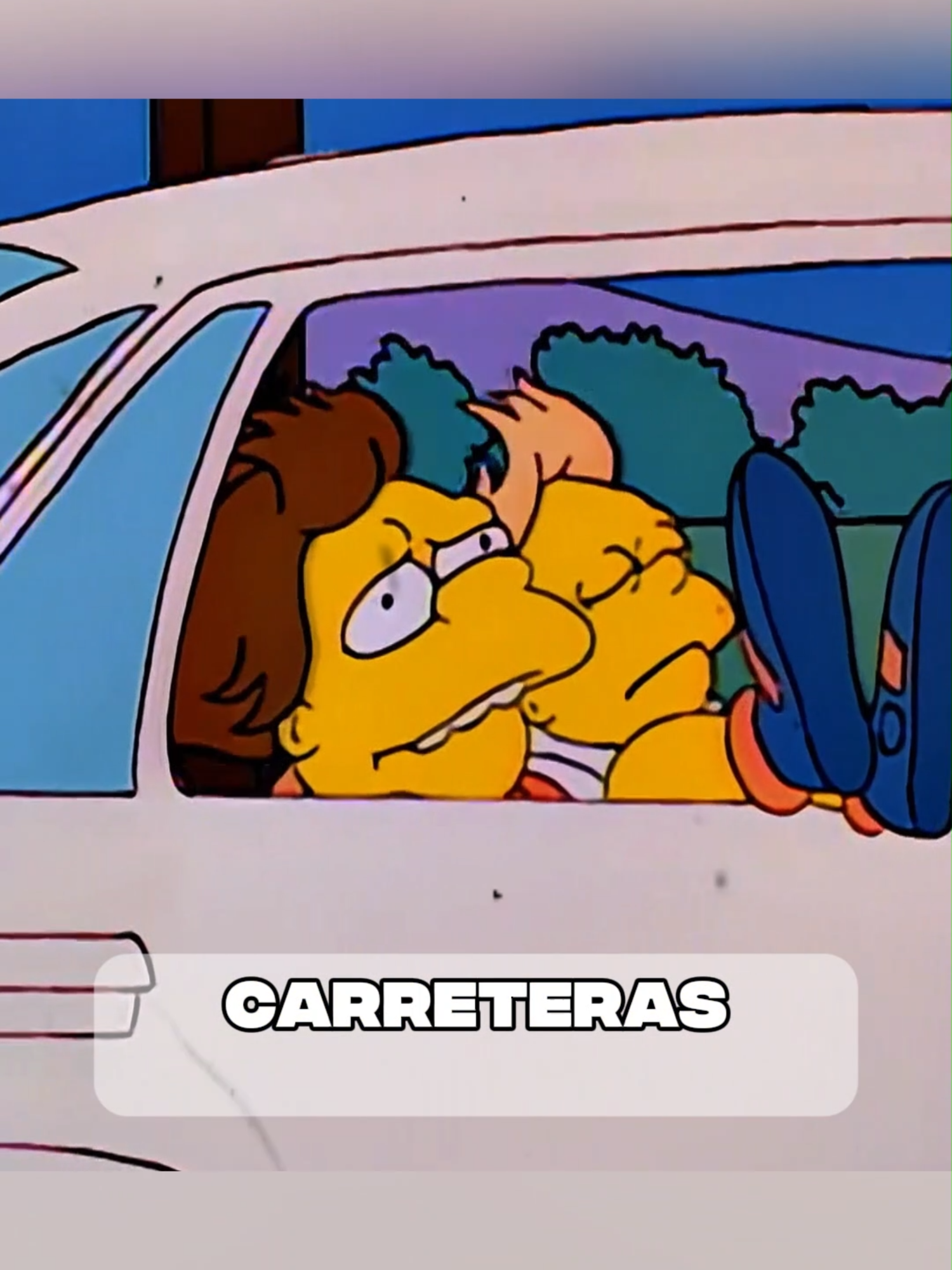 Bart, Martin, Milhouse y Nelson alquilaron un coche #simpsons #lossimpson #frypgシ #resumen #foruyou