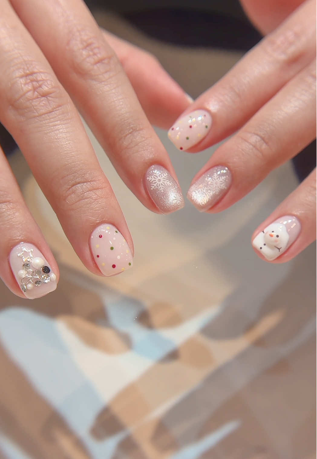 Anh đâu muốn xa con phố ta đã iuuu 🤎 nail noel #nails #nailnoel #nailchristmas #xuhuong 