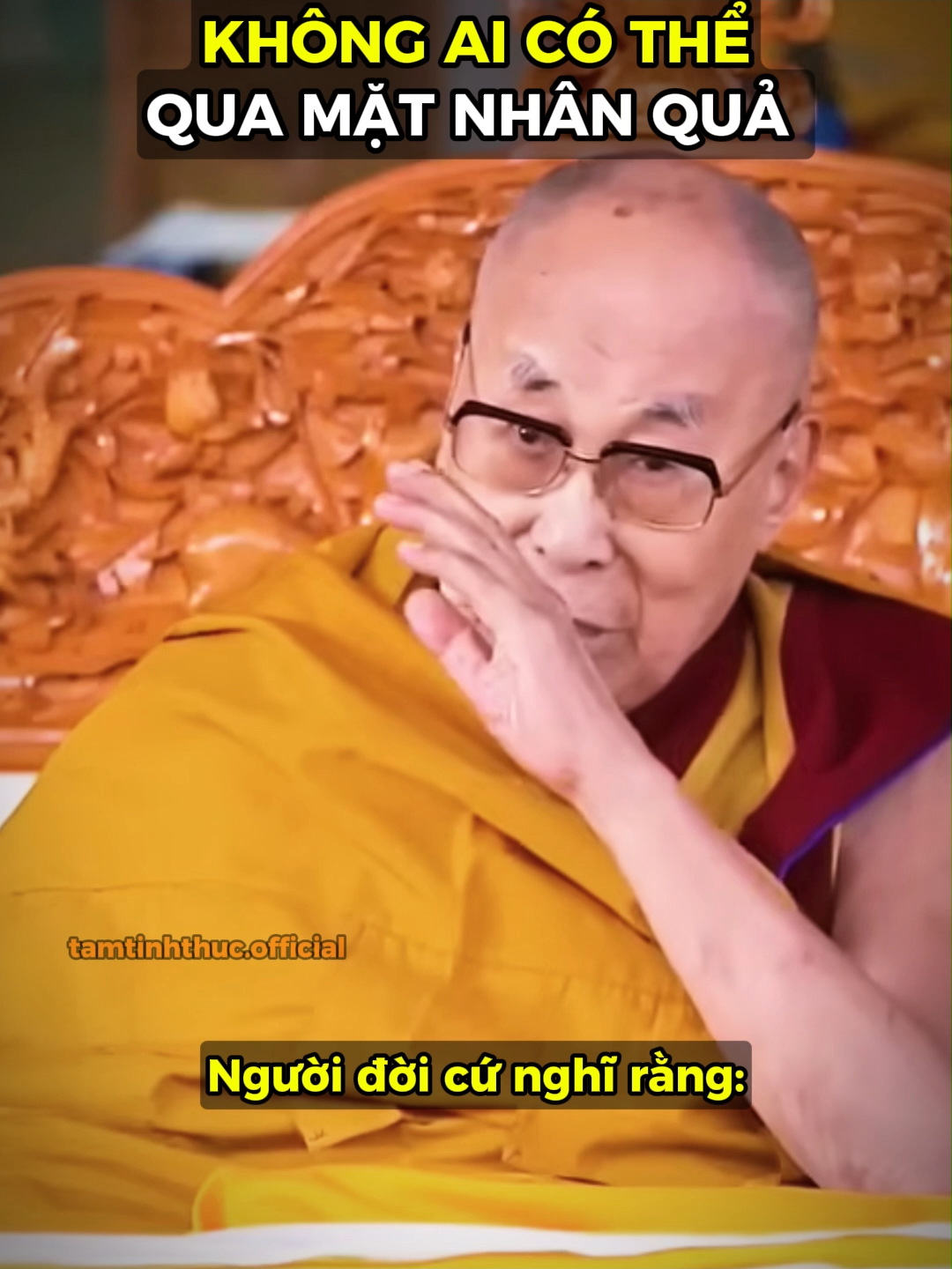 Không ai có thể qua mặt NHÂN QUẢ - Đức Đạt Lai Lạt Ma #phatphap #phatphapnhiemmau #suyngam #loiphatday #chanhphap